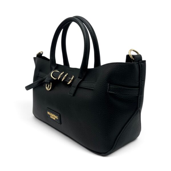 Geantă damă Valentino Creations – tote neagră, 40 × 18 × 12 cm