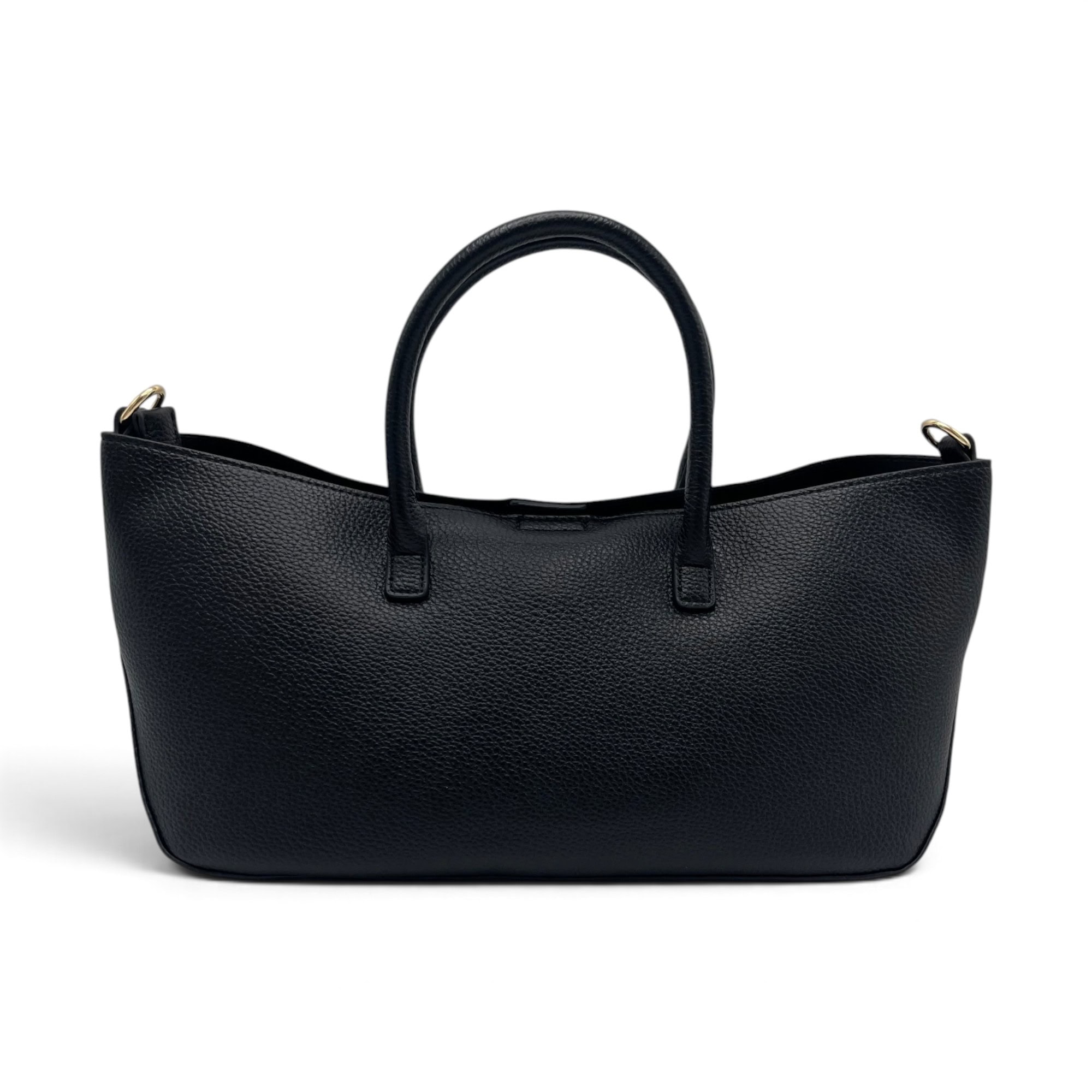 Geantă damă Valentino Creations – tote neagră, 40 × 18 × 12 cm