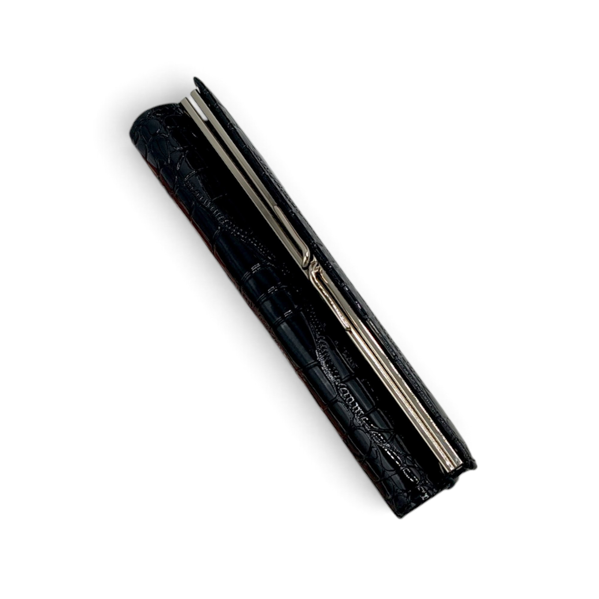 Portofel Damă Roberto Cavalli Sport RCOO6 Negru – Mix Piele și PU, Finisaj Texturat, 18,5 × 9 × 3 cm