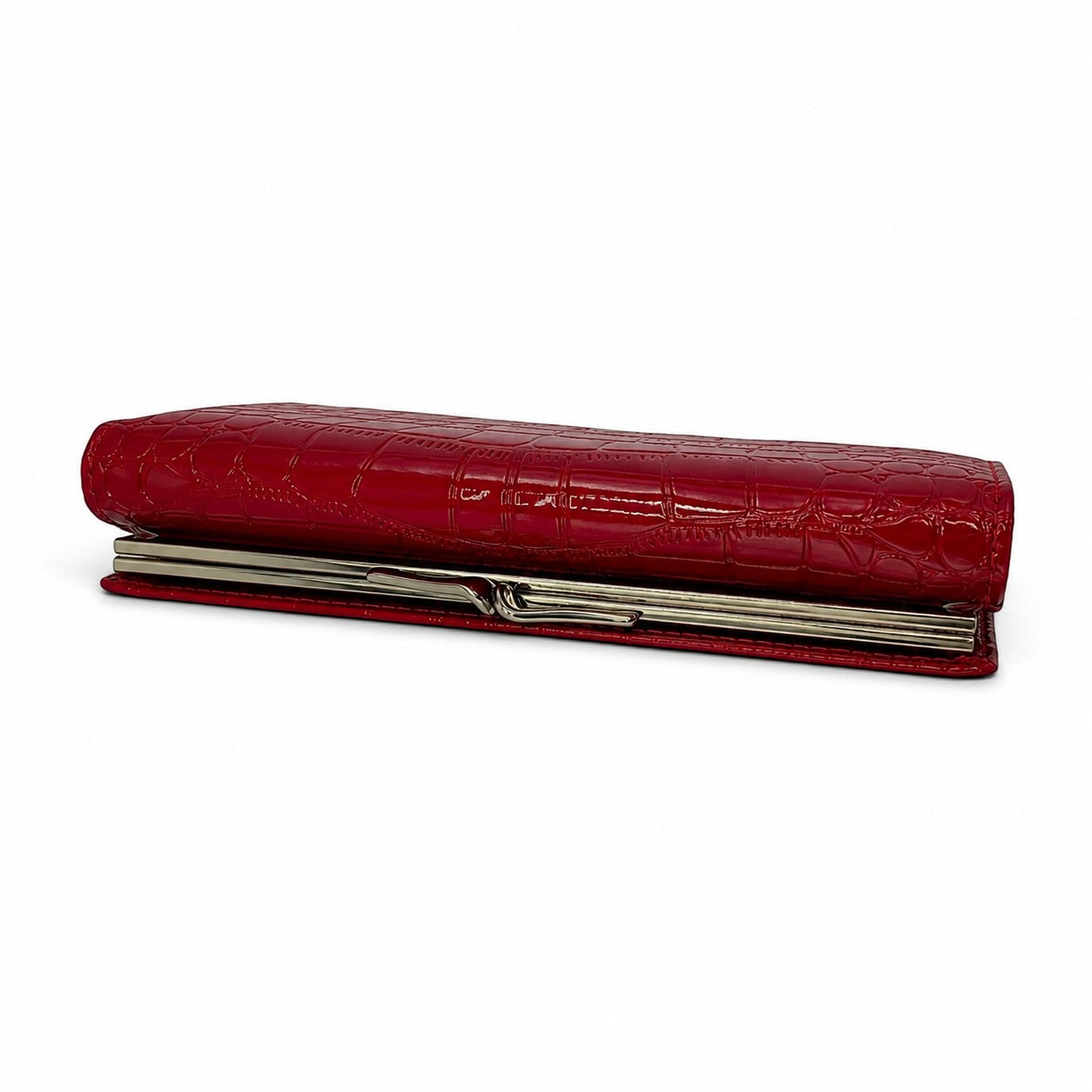 Portofel Damă Roberto Cavalli Sport RCOO6 Roșu – Mix Piele și PU, Finisaj Texturat, 18,5 × 9 × 3 cm
