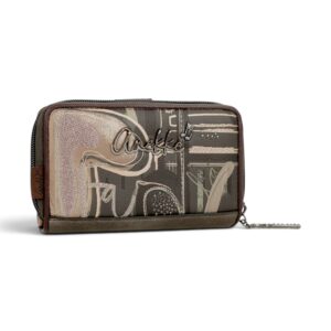 Portofel damă Anekke Melody 43819-909 – model mediu cu protecție RFID, 17 × 10 × 4 cm