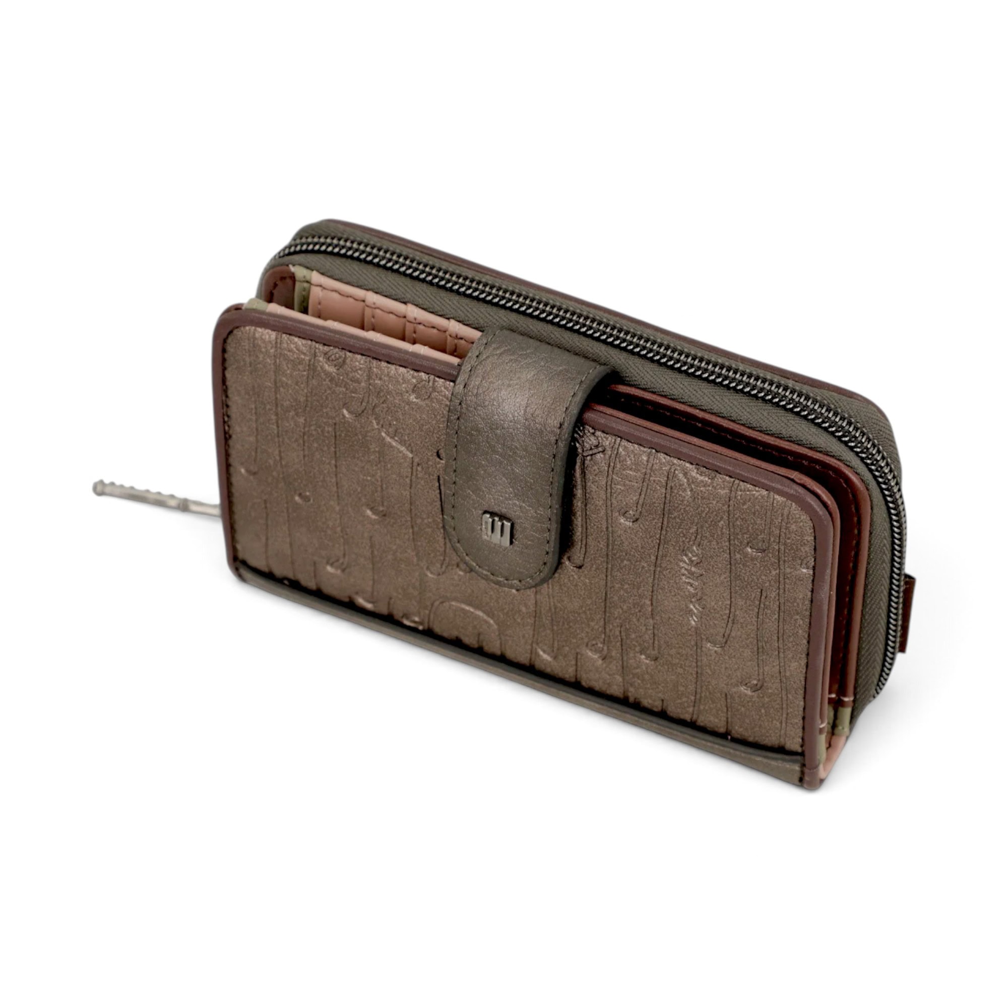 Portofel damă Anekke Melody 43819-909 – model mediu cu protecție RFID, 17 × 10 × 4 cm