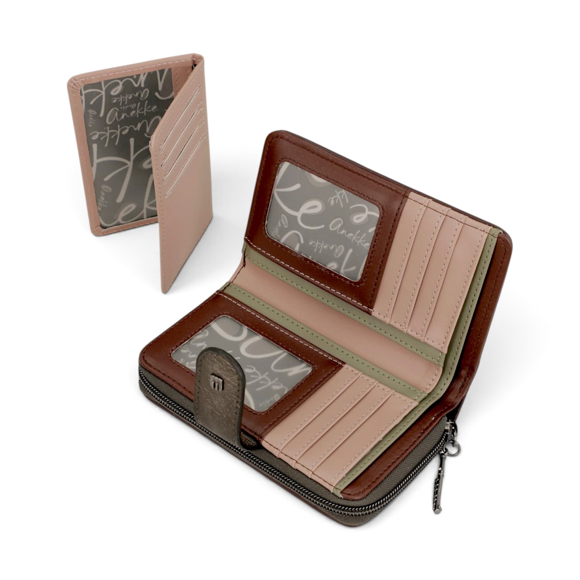 Portofel damă Anekke Melody 43819-909 – model mediu cu protecție RFID, 17 × 10 × 4 cm
