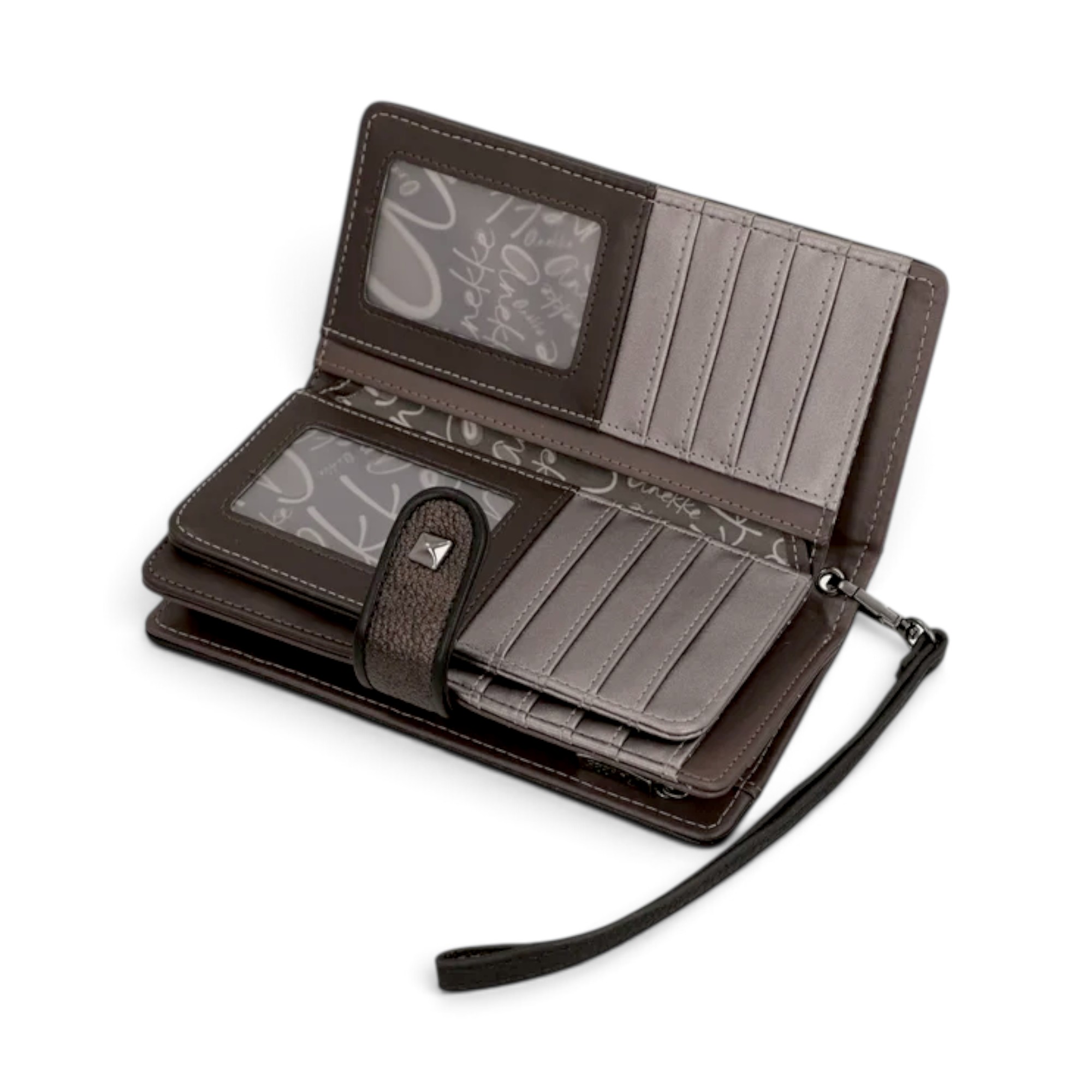 Portofel damă Anekke Orchestra Iron 43759-901 – model mare cu protecție RFID și mâner, 18 × 10 × 3 cm (6) Portofel damă Anekke Orchestra Iron 43759-901 – model mare cu protecție RFID și mâner, 18 × 10 × 3 cm