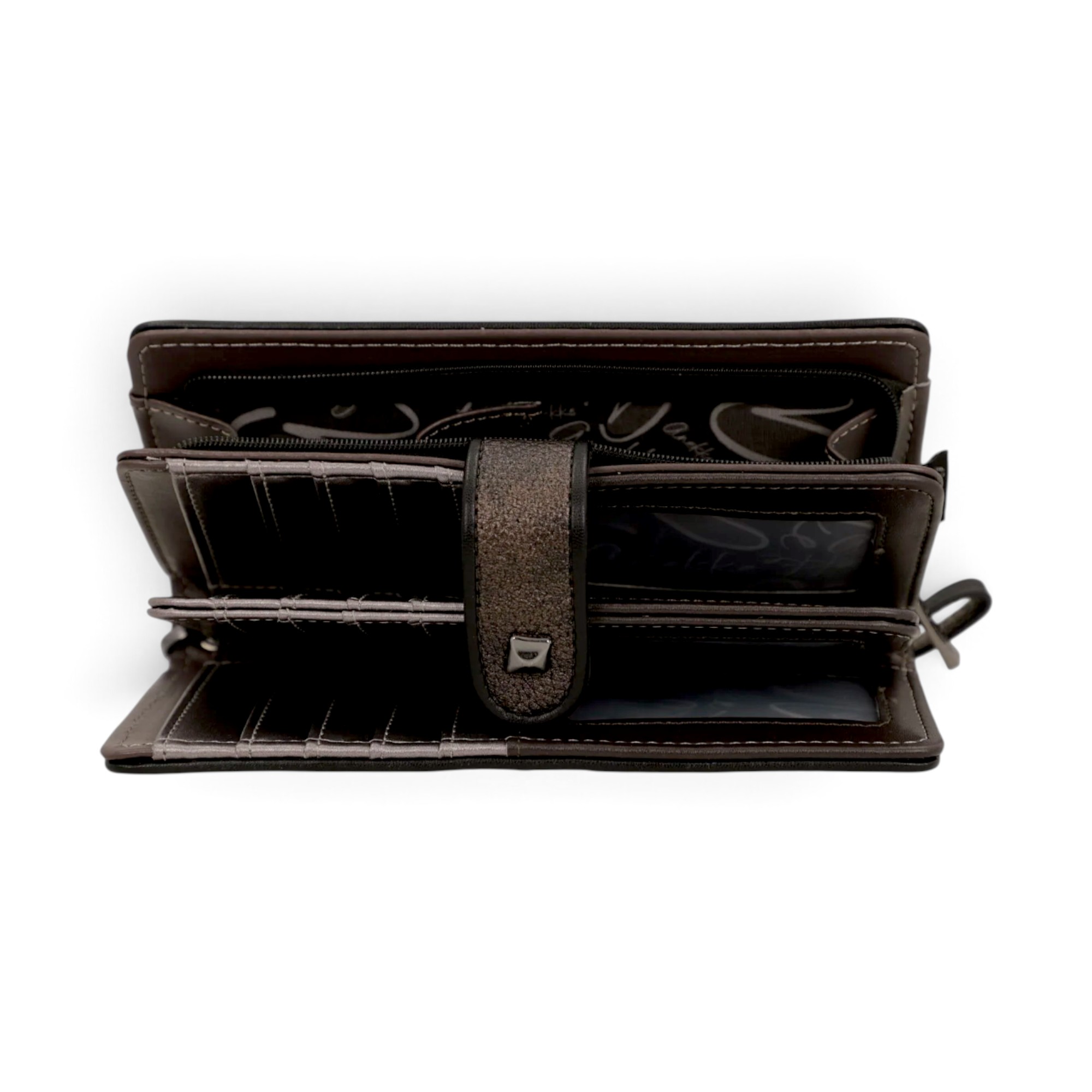 Portofel damă Anekke Orchestra Iron 43759-901 – model mare cu protecție RFID și mâner, 18 × 10 × 3 cm (8) Portofel damă Anekke Orchestra Iron 43759-901 – model mare cu protecție RFID și mâner, 18 × 10 × 3 cm