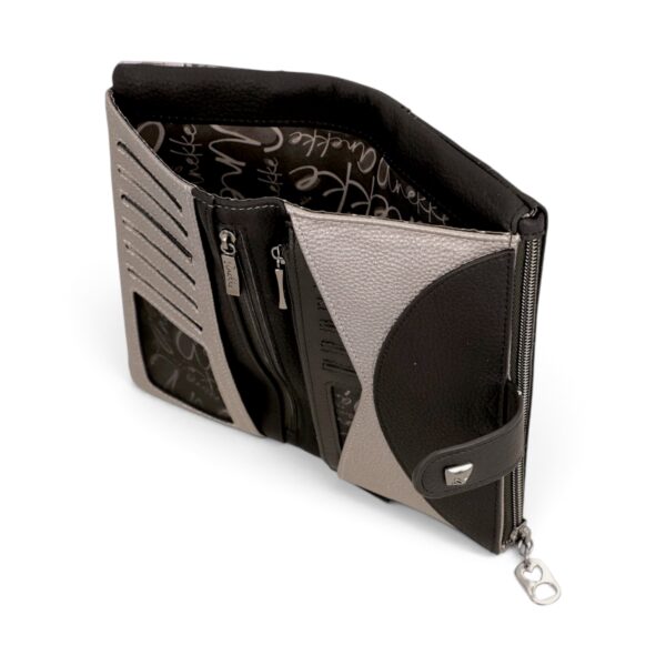 Portofel damă Anekke Orchestra Iron 43759-906 – model mare flexibil cu protecție RFID, 20 × 11 × 3 cm