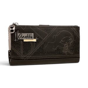 Portofel damă Anekke Orchestra Iron 43759-906 – model mare flexibil cu protecție RFID, 20 × 11 × 3 cm