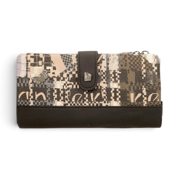 Portofel damă Anekke Orchestra Iron 43759-906 – model mare flexibil cu protecție RFID, 20 × 11 × 3 cm