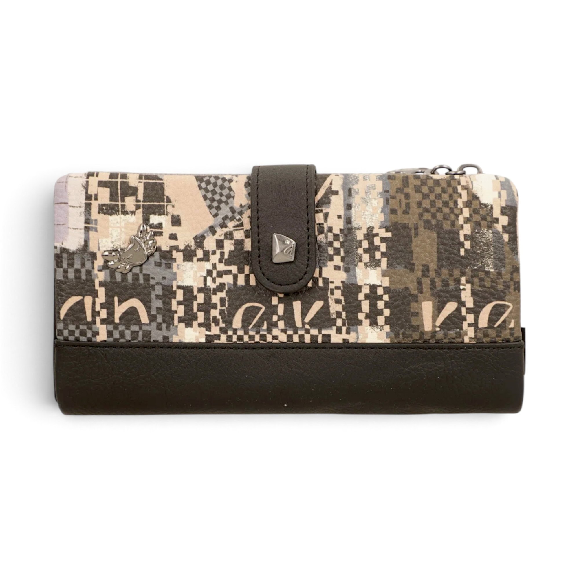 Portofel damă Anekke Orchestra Iron 43759-906 – model mare flexibil cu protecție RFID, 20 × 11 × 3 cm