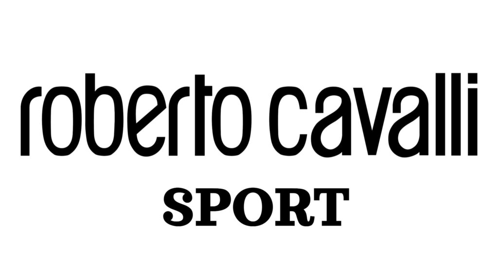 Portofel Damă Roberto Cavalli Sport RCOO6 Negru – Mix Piele și PU, Finisaj Texturat, 18,5 × 9 × 3 cm