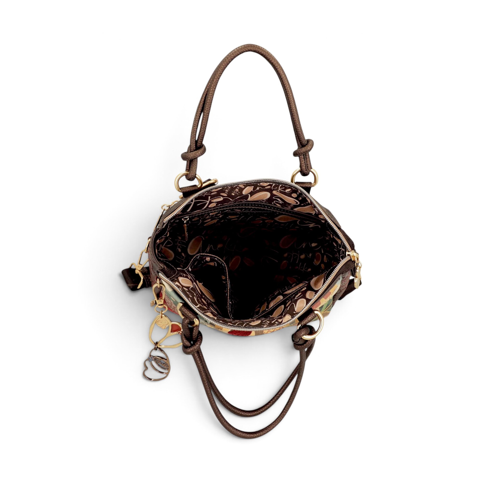 Rucsac damă Anekke Blossom 43715-288 – imprimeu floral abstract, 27 × 28 × 13 cm