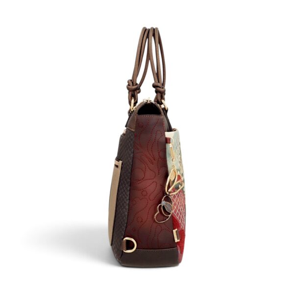 Rucsac damă Anekke Blossom 43715-288 – imprimeu floral abstract, 27 × 28 × 13 cm
