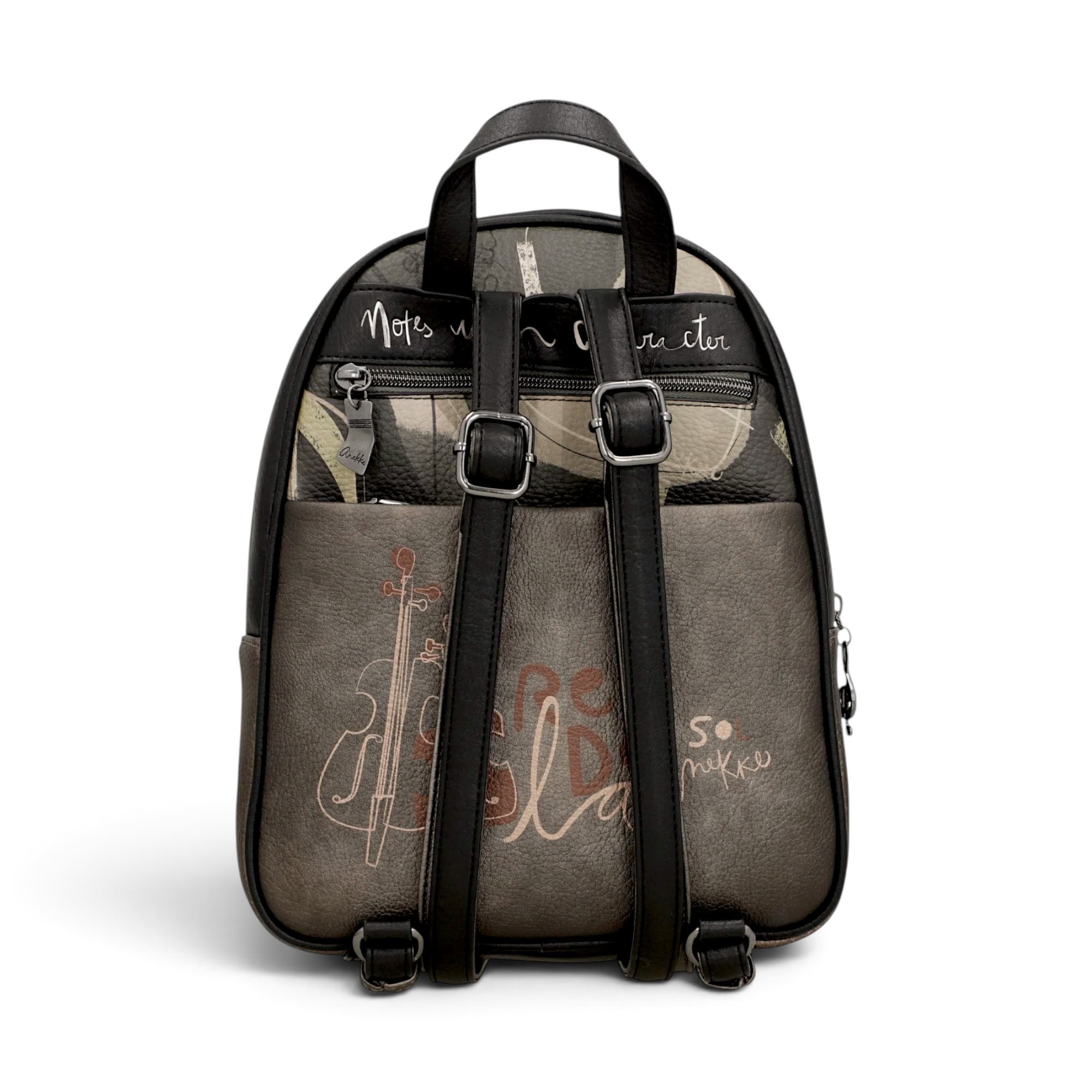 Rucsac damă Anekke Melody 43815-197 – model mediu cu buzunare, 25 × 30 × 13 cm