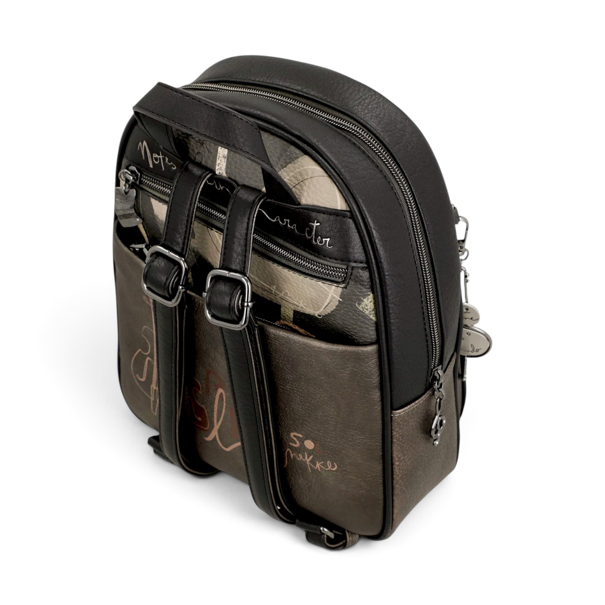 Rucsac damă Anekke Melody 43815-197 – model mediu cu buzunare, 25 × 30 × 13 cm