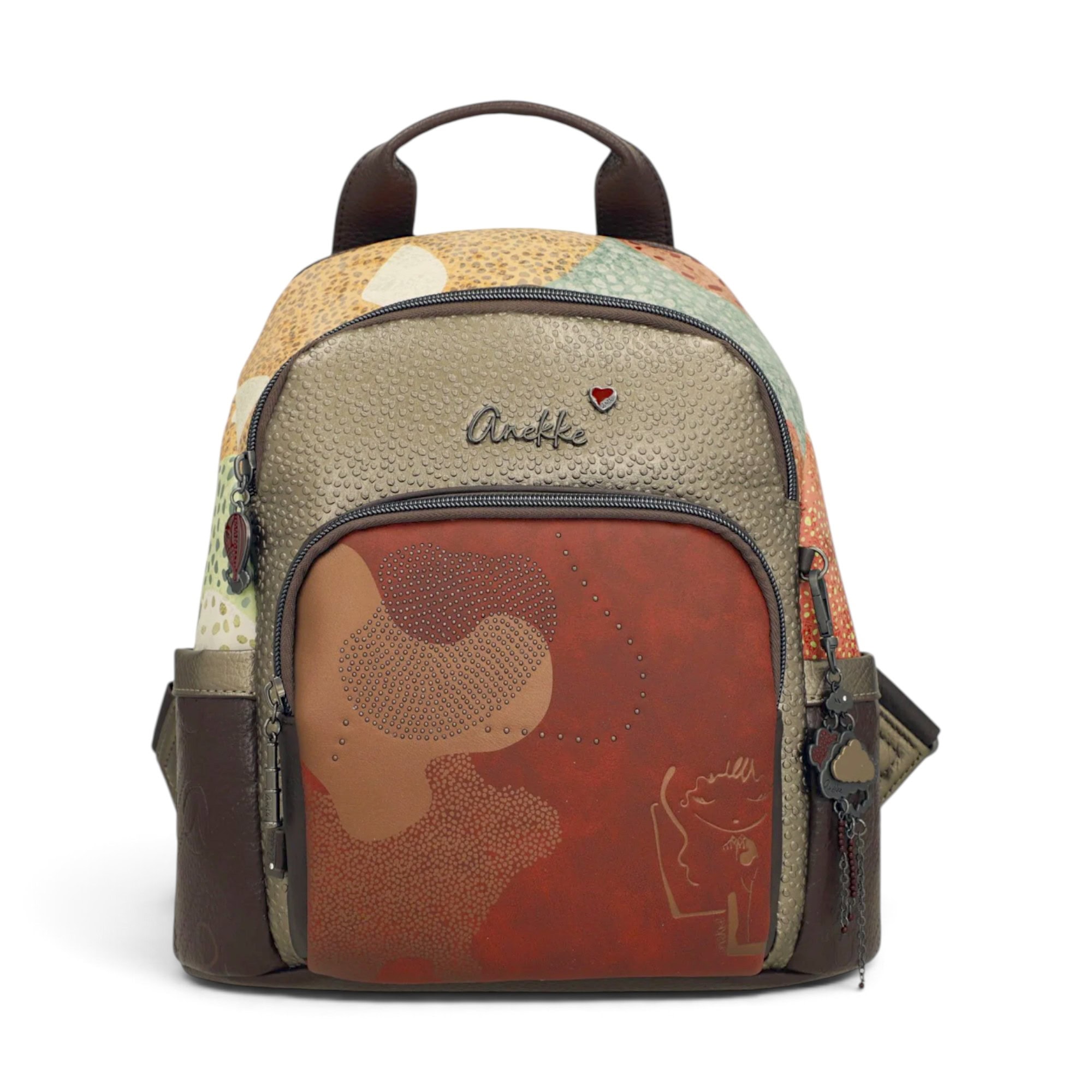Rucsac damă Anekke Odyssey 43835-213 – model mediu cu buzunare, 28 × 29 × 16 cm