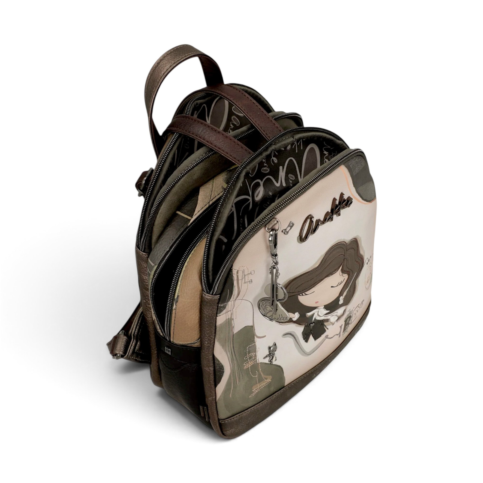 Rucsac damă Anekke Orchestra 43805-044 - 3 compartimente, 25 × 30 × 12 cm