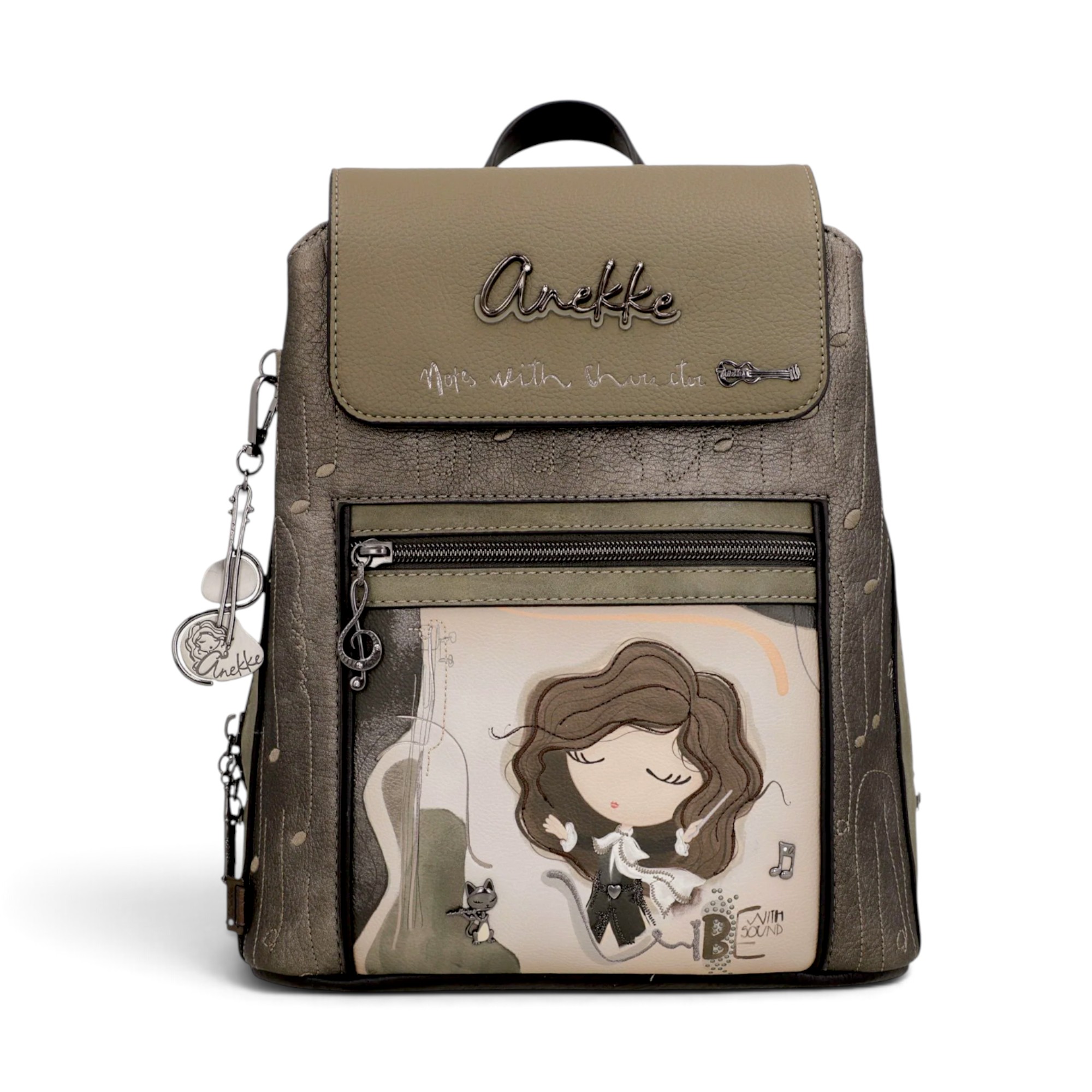 Rucsac damă Anekke Orchestra 43805-270 – model cu clapetă, 25 × 32 × 14 cm