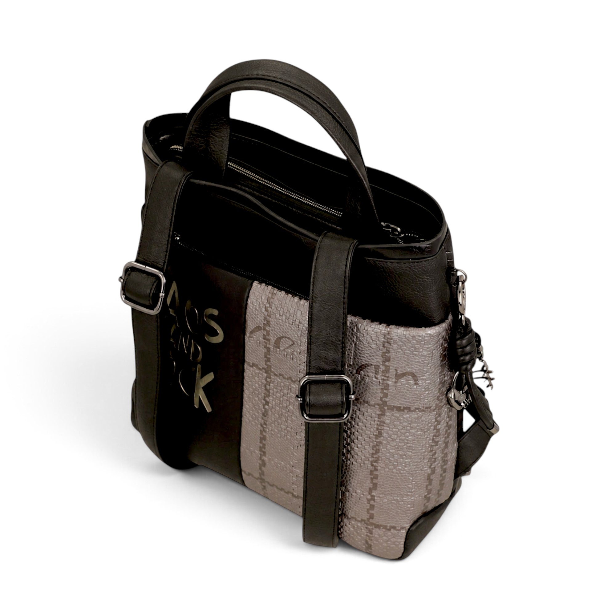 Rucsac damă Anekke Orchestra Iron 43755-058 – model pătrat, 30 × 29 × 12 cm (3) Rucsac damă Anekke Orchestra Iron 43755-058 – model pătrat, 30 × 29 × 12 cm