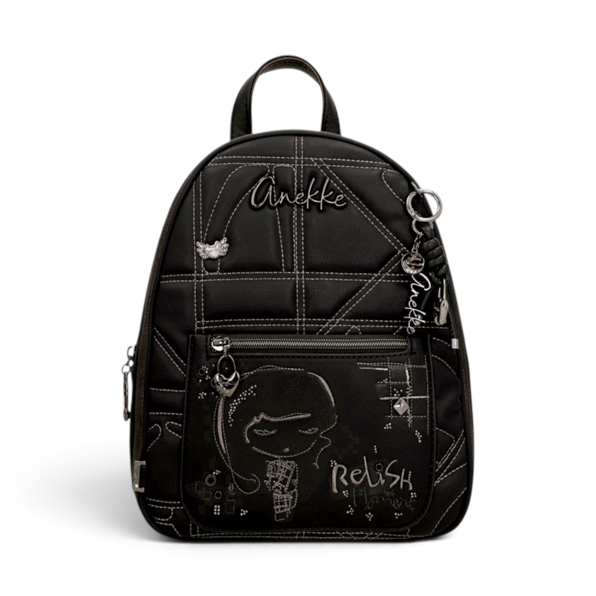 Rucsac damă Anekke Orchestra Iron 43755-252 – model casual mediu, 24 × 30 × 10 cm (1) Rucsac damă Anekke Orchestra Iron 43755-252 – model casual mediu, 24 × 30 × 10 cm