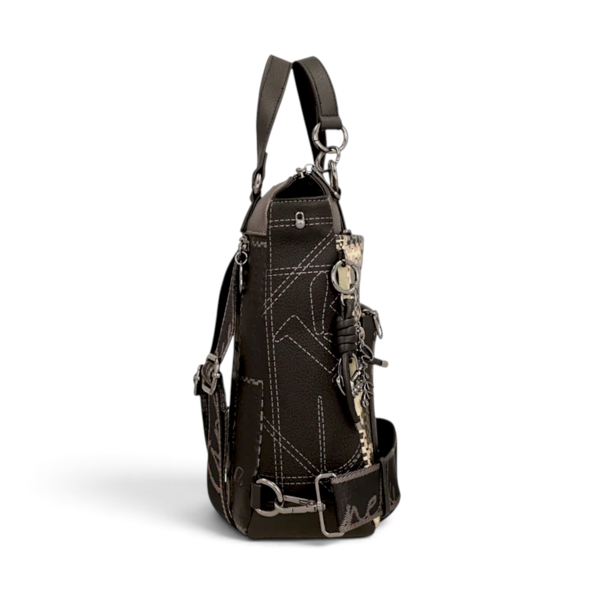 Rucsac damă Anekke Orchestra Iron 43755-288 – cu mânere scurte, 27 × 28 × 13 cm