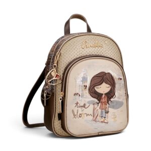 Rucsac damă Anekke Tulip 43705-197 – model mediu cu buzunare, 25 × 30 × 11 cm