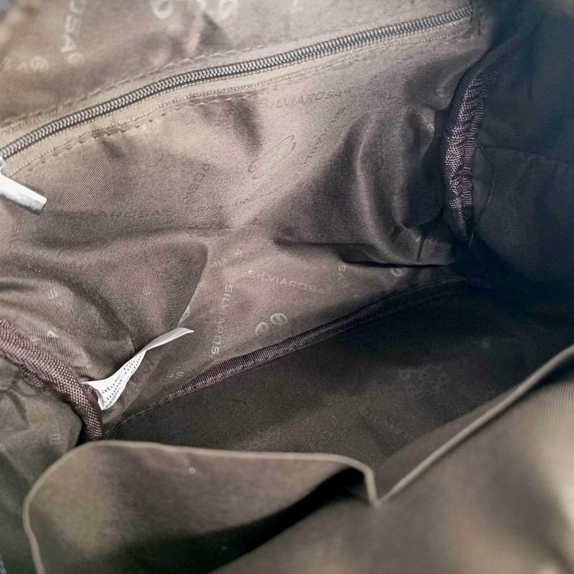 Interior rucsac damă Silvia Rosa SR-6098, compartiment spațios și organizare.