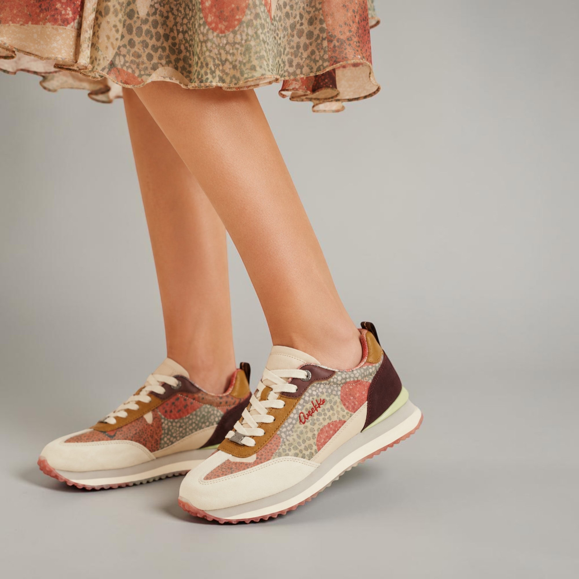 Sneakers damă Anekke Odyssey – model cu print, multicolor