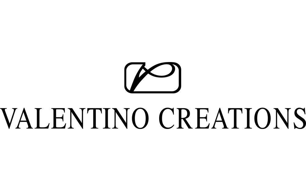 Logo Valentino Creations pentru servicii de design personalizat.