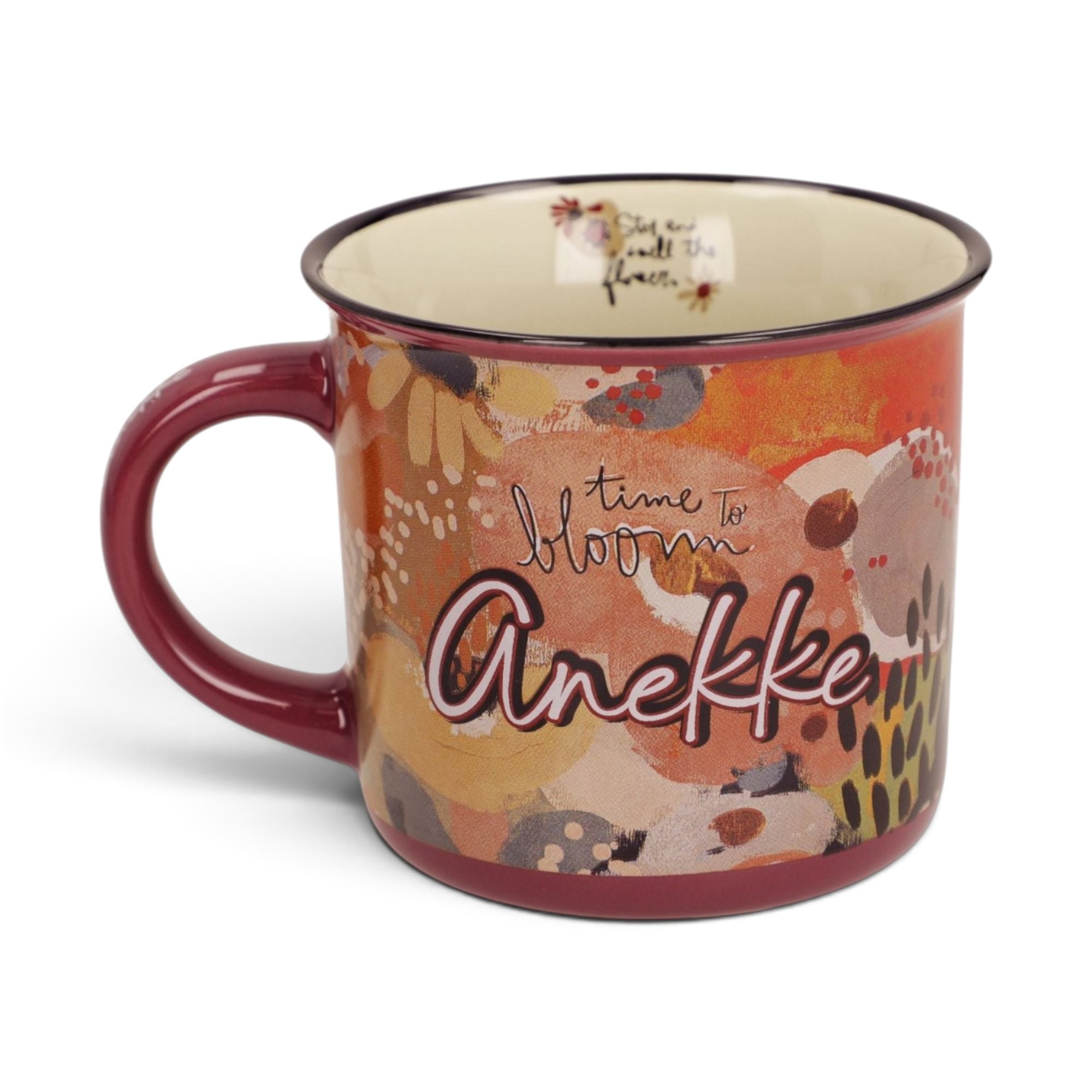 Cană Anekke Blossom 43475-102 din porțelan – imprimeu floral, 360 ml