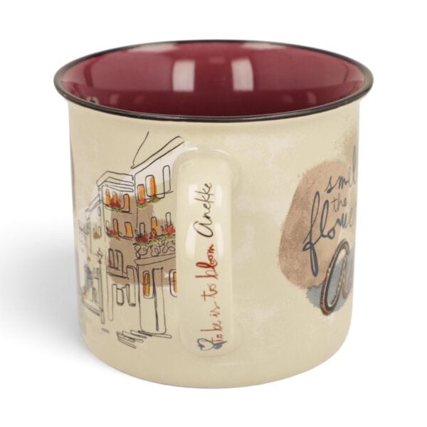 Cană Anekke Tulip 43475-101 din porțelan, 360 ml, design artistic.