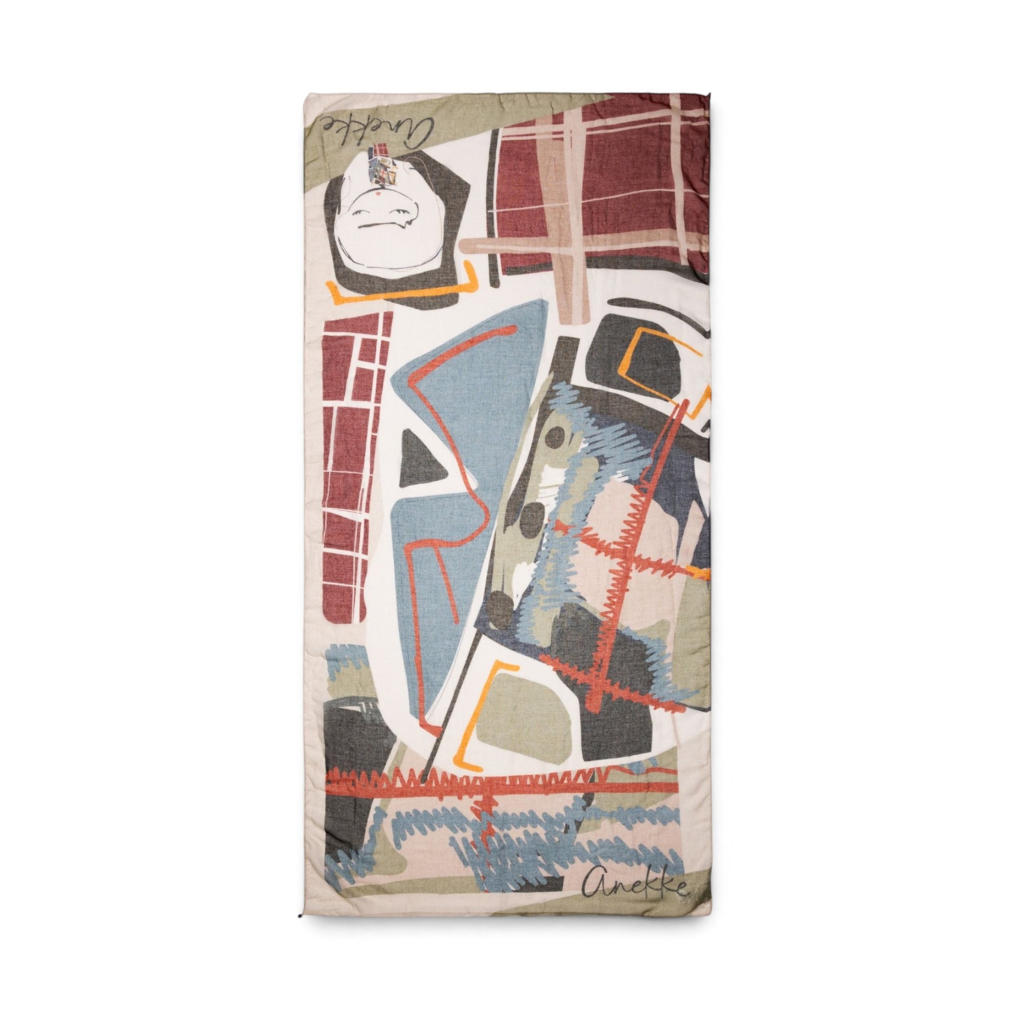 Eșarfă damă Anekke 43470-014 – imprimeu artistic multicolor, 186 × 90 cm