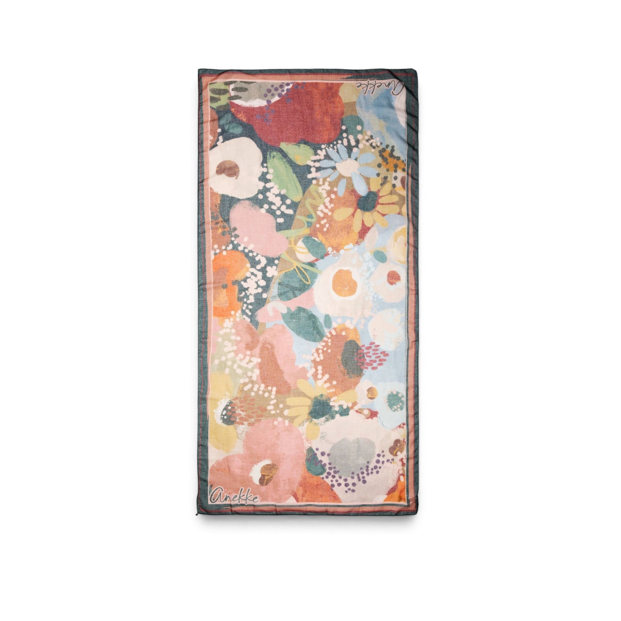 Eșarfă damă Anekke Blossom 43470-011 – imprimeu floral multicolor, 186 × 90 cm