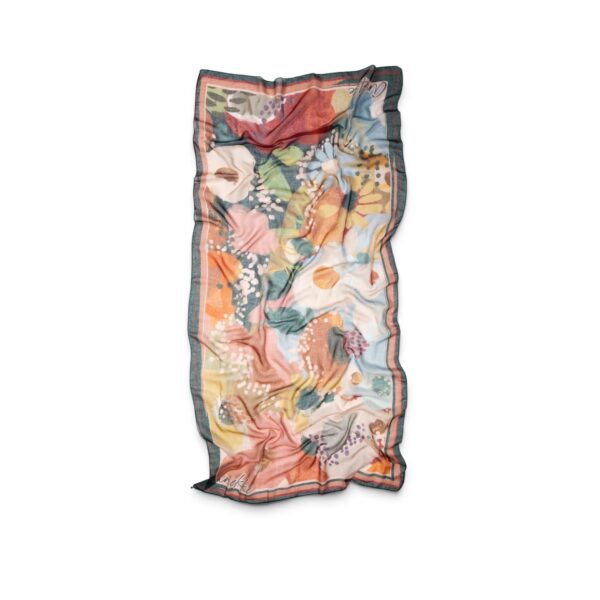 Eșarfă damă Anekke Blossom 43470-011 – imprimeu floral multicolor, 186 × 90 cm