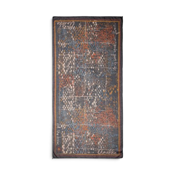 Eșarfă damă Anekke Blossom 43470-012 – imprimeu artistic multicolor, 186 × 90 cm