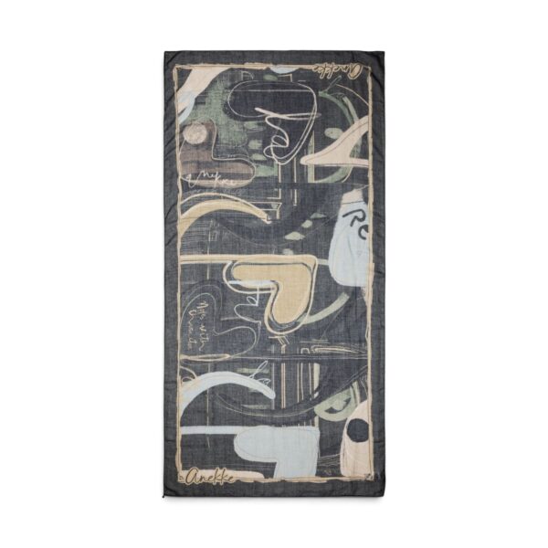 Eșarfă damă Anekke Melody 43480-015 – imprimeu artistic, 186 × 90 cm