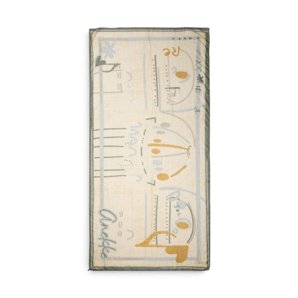 Eșarfă damă Anekke Melody 43480-016 verde – imprimeu artistic, 186 × 90 cm