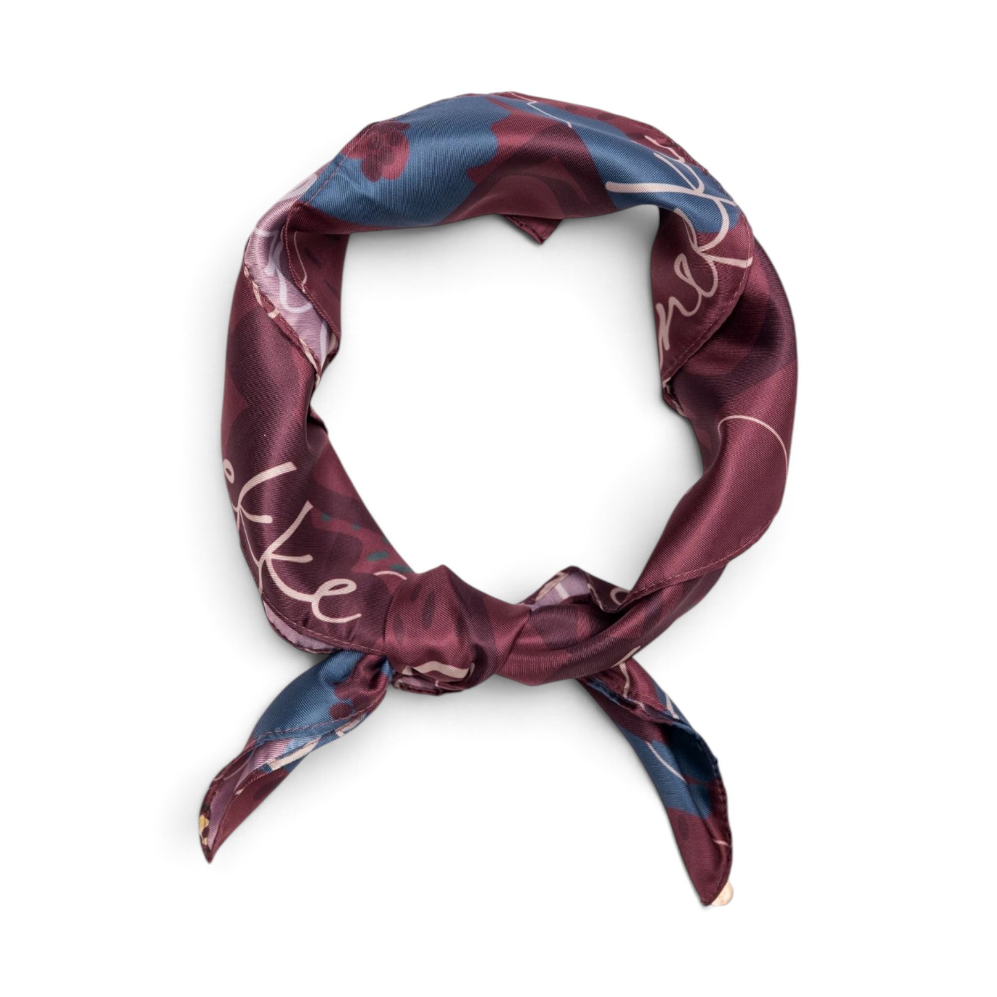 Eșarfă damă Anekke Voyage 43470-311 bordo – imprimeu geometric, 70 × 70 cm