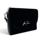 Geantă damă crossbody Velina Fabbiano VF25S-548 Black, neagră, 24 × 20 × 7 cm