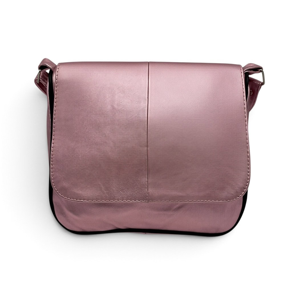 Geantă Damă Lucia R45-C85 – Piele Naturală Roz Metalizat - Thumbnail Image 2