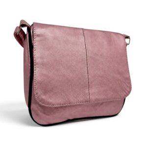 Geantă Damă Lucia R45-C85 – Piele Naturală Roz Metalizat
