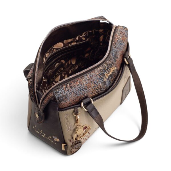 Geantă damă Anekke Blossom 43711-187 – bowling, geantă de mână și umăr, 33 × 22 × 14 cm