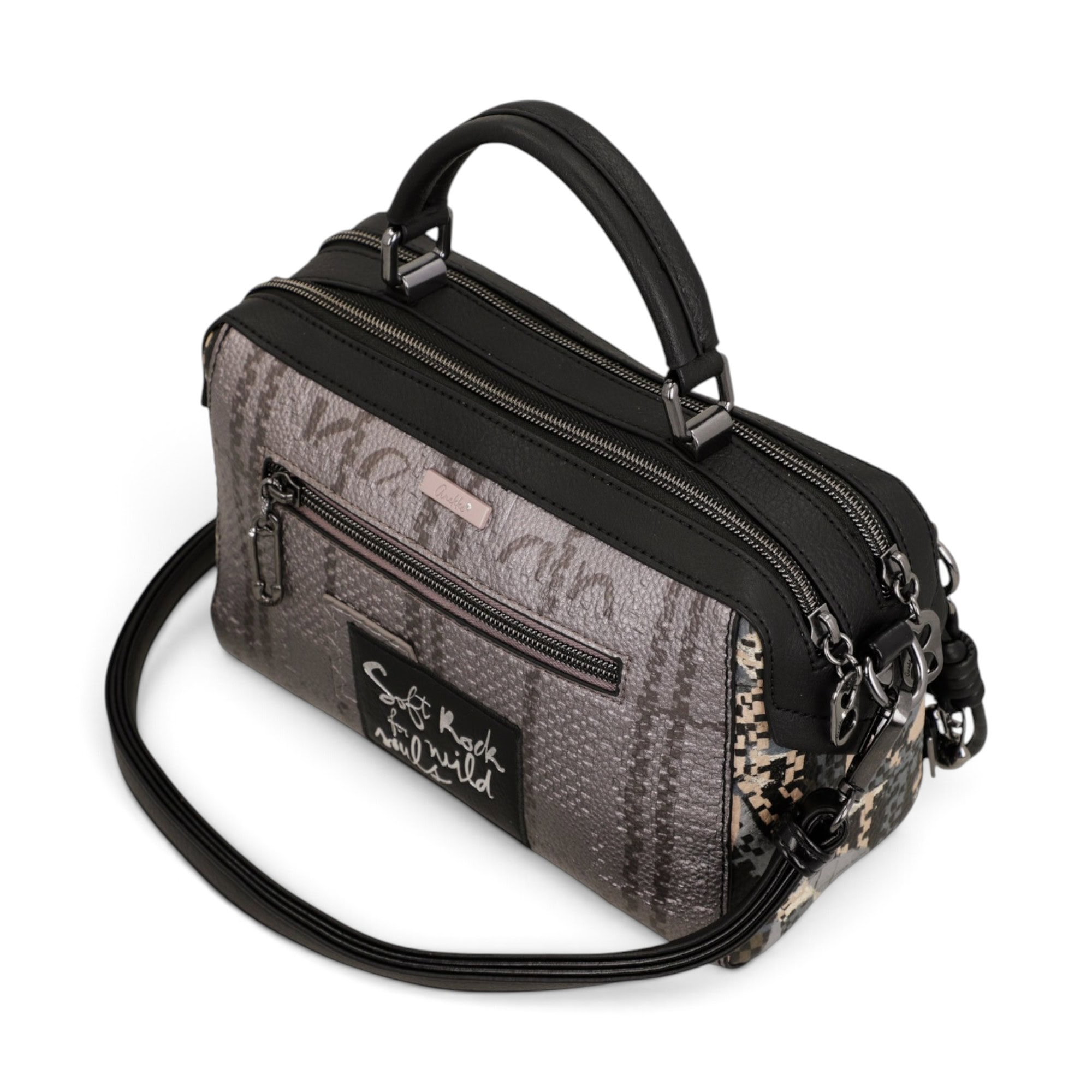 Geantă damă Anekke Iron 43753-443 – doctor bag, geantă de mână și crossbody, 27 × 16 × 10 cm