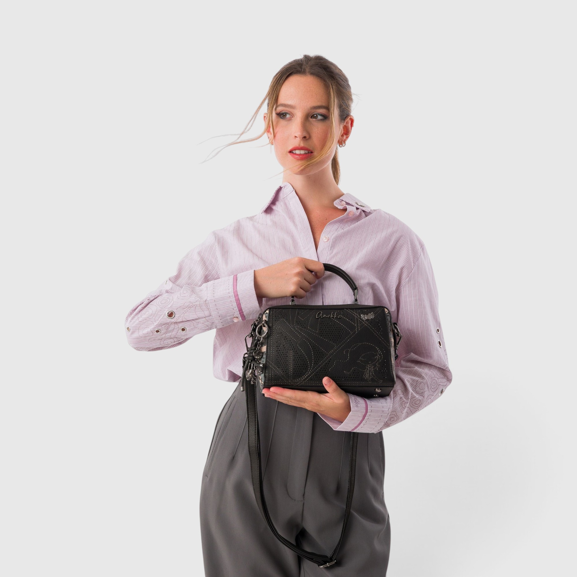 Geantă damă Anekke Iron 43753-443 – doctor bag, geantă de mână și crossbody, 27 × 16 × 10 cm