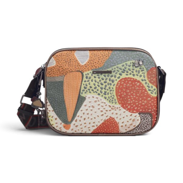 Geantă damă Anekke Odyssey 43833-188 – crossbody multicolor, 3 compartimente, 26 × 20 × 6 cm