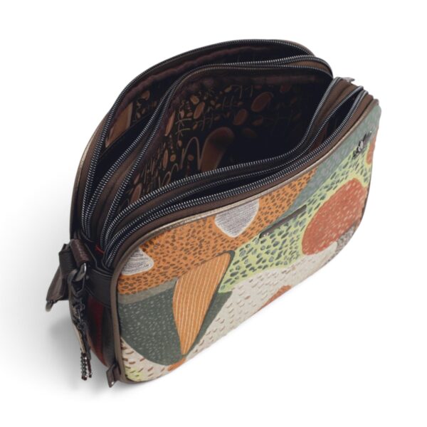 Geantă damă Anekke Odyssey 43833-188 – crossbody multicolor, 3 compartimente, 26 × 20 × 6 cm