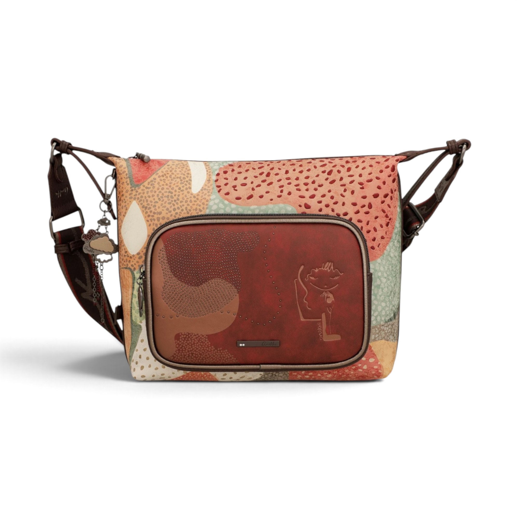 Geantă damă Anekke Odyssey 43833-249 – crossbody mare, multicolor, 32 × 24 × 10 cm