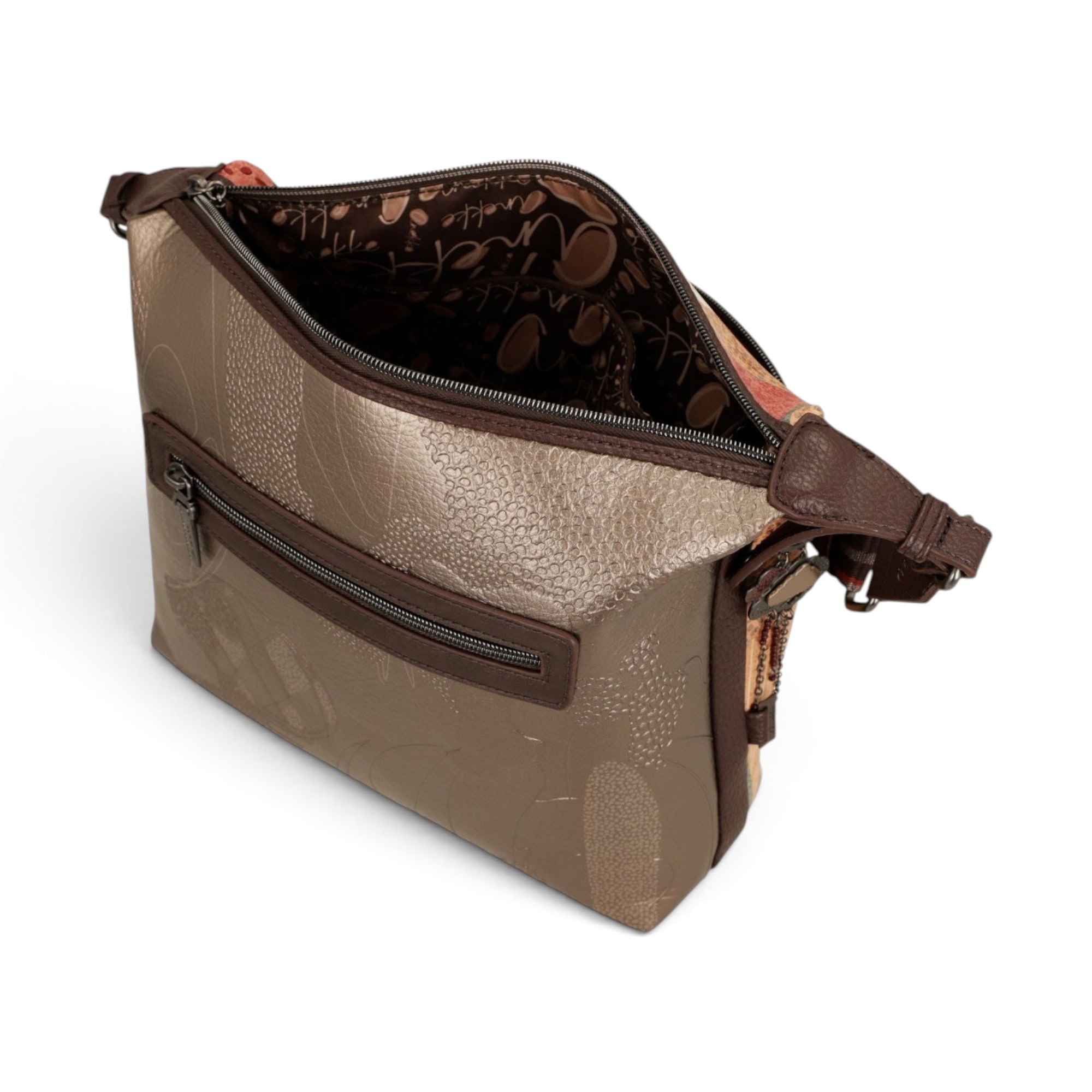 Geantă damă Anekke Odyssey 43833-249 – crossbody mare, multicolor, 32 × 24 × 10 cm