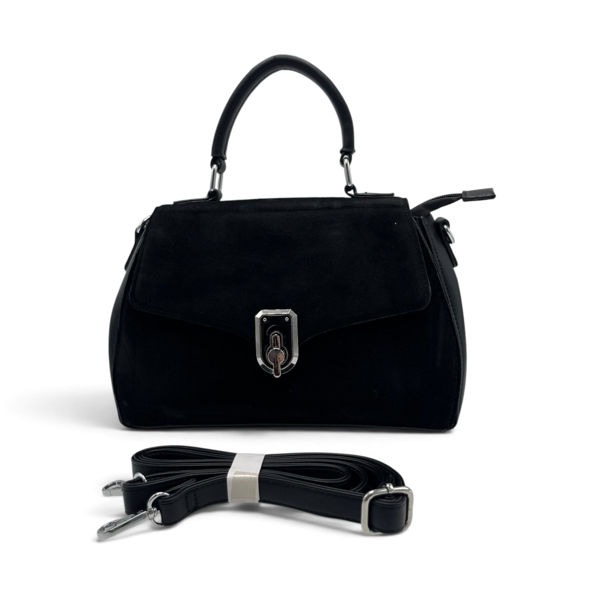 Geantă damă Velina Fabianno VF25S-552 Black, 30 × 20 × 10 cm - Thumbnail Image 5
