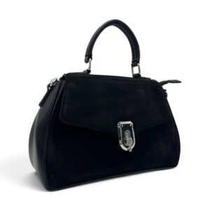 Geantă damă Velina Fabianno VF25S-552 Black, 30 × 20 × 10 cm