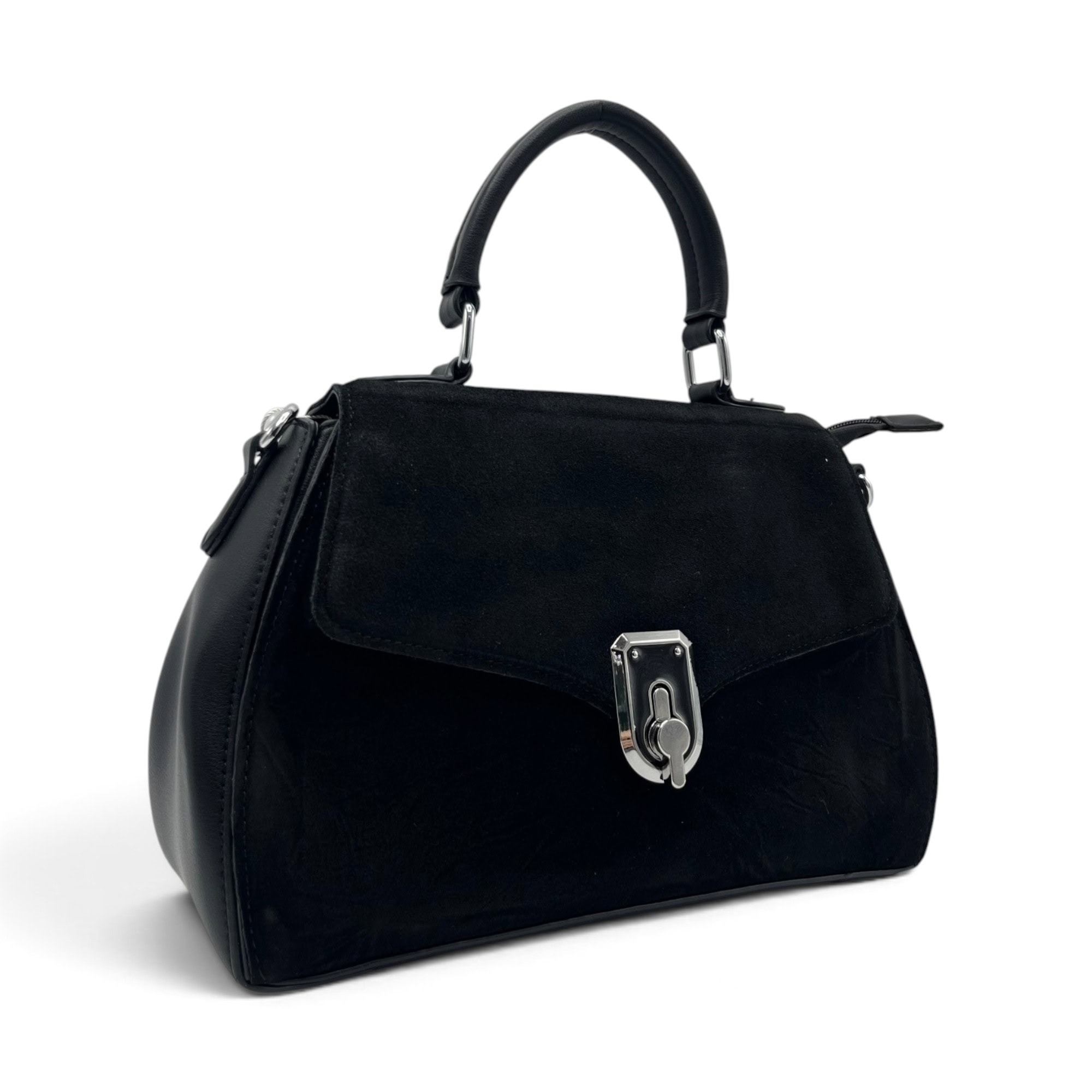 Geantă damă Velina Fabianno VF25S-552 Black, 30 × 20 × 10 cm - Thumbnail Image 1